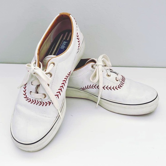 leather baseball keds